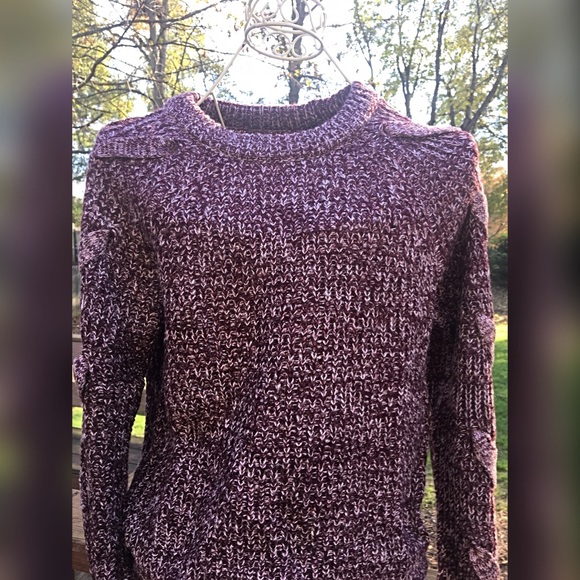 ❤️LAST 1!  Marled Sweater- Braided Detail! SALE! - Picture 4 of 6